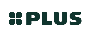 PLUS retail logo stylised